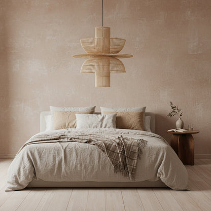 Saturn pendellampe Ø65 cm råmaterialer
