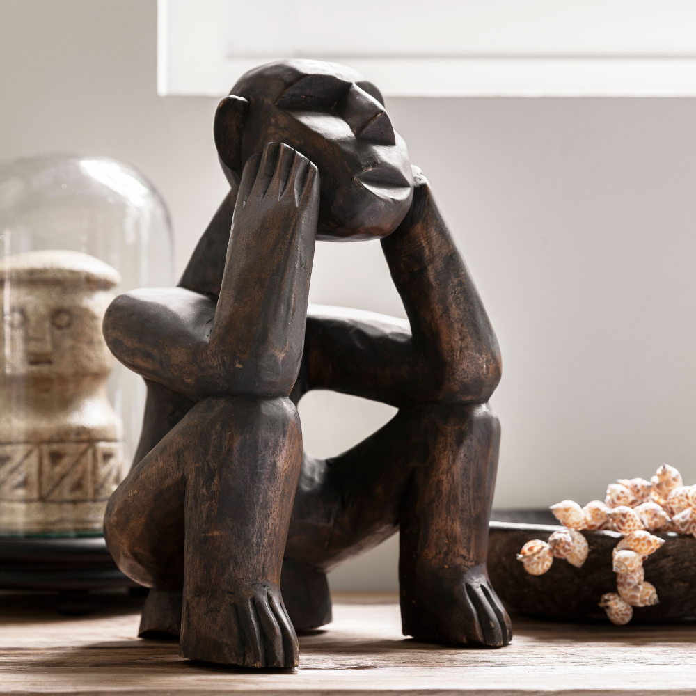 MUST Living Skulptur Monkey Do Nothing