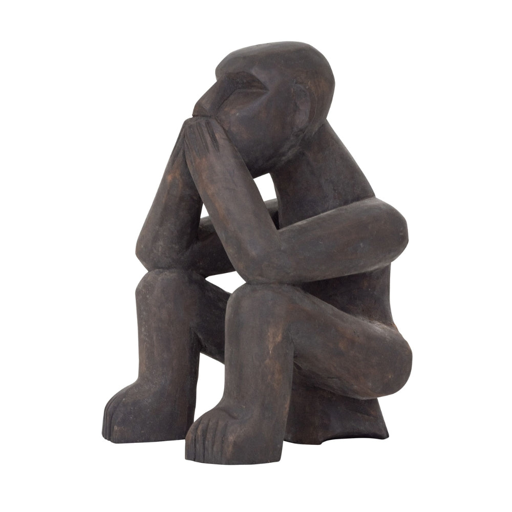 MUST Living Skulptur Monkey Say Nothing