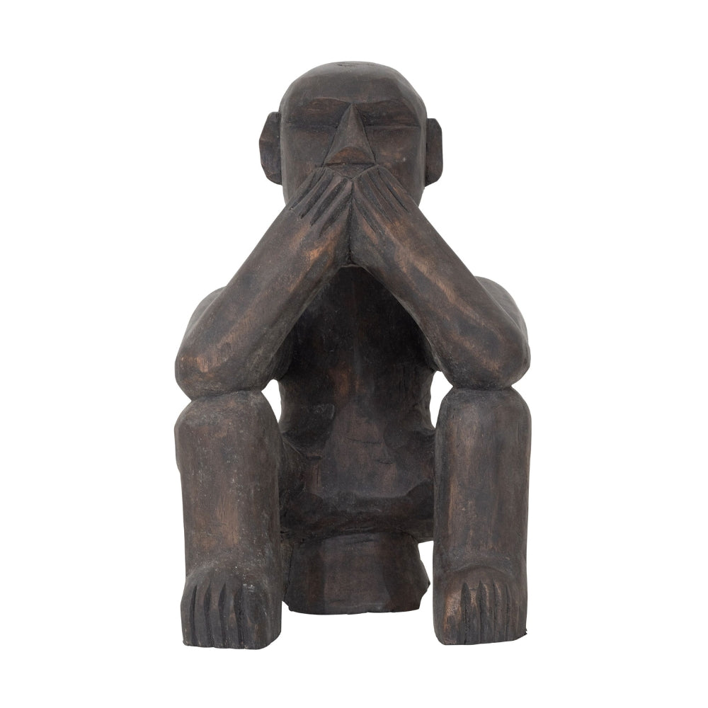 MUST Living Skulptur Monkey Say Nothing