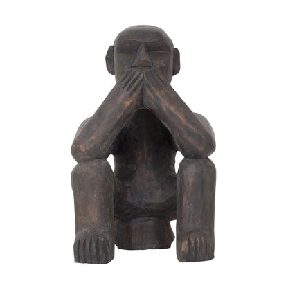 MUST Living Skulptur Monkey Say Nothing