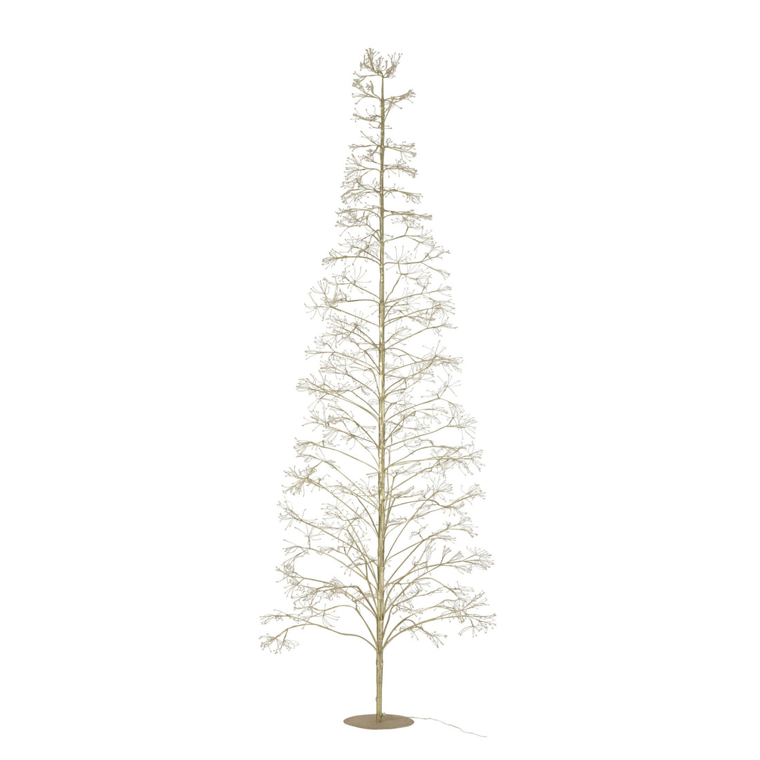 Juletræ 3000 LED, metal, guldfarvet, Large, H300 cm, J-Line