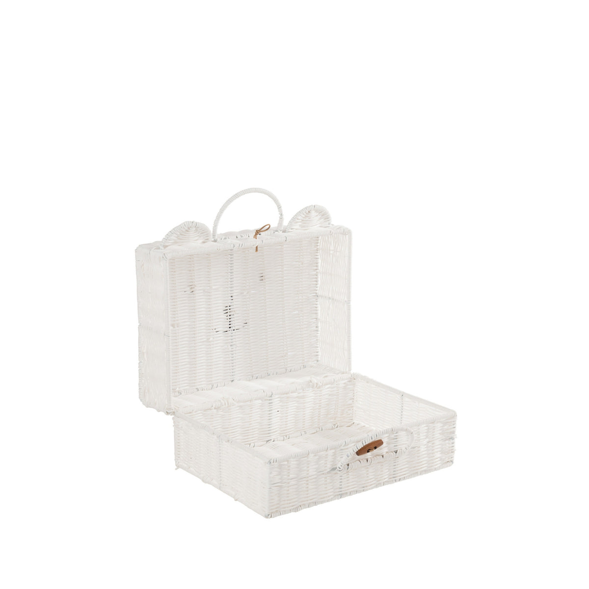 Herrekuffert plast hvid lille J-Line