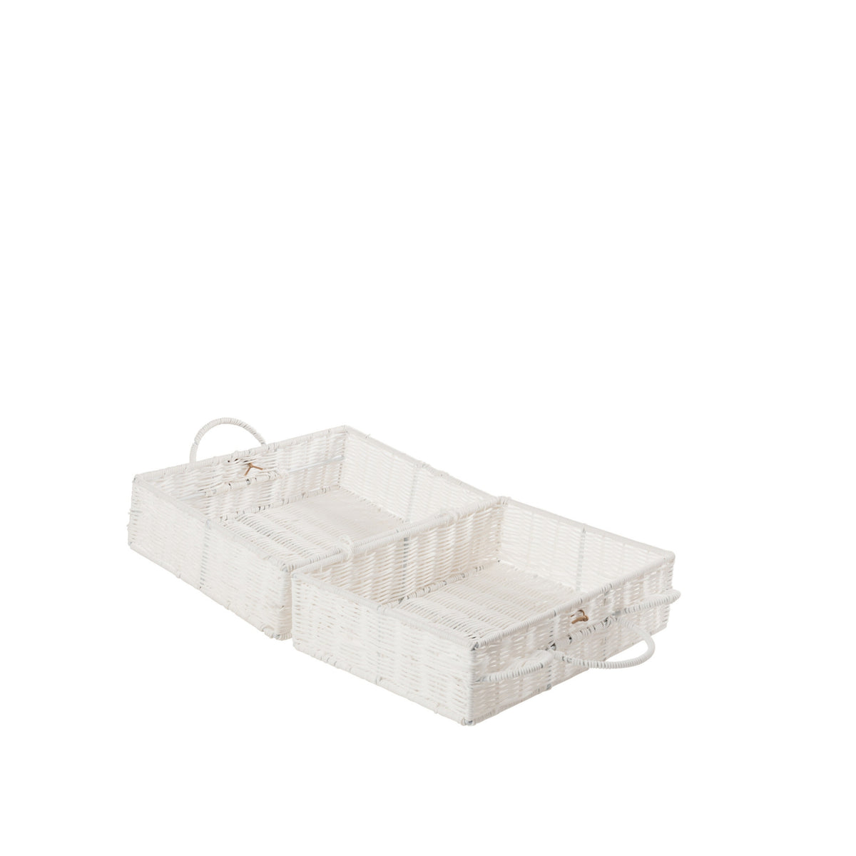Herrekuffert plast hvid lille J-Line