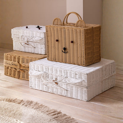Herrekuffert plast hvid lille J-Line