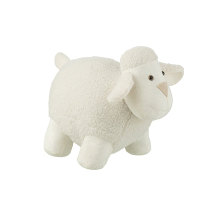 Deurstop Schaap Polyester Wit Large J-line