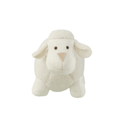 Deurstop Schaap Polyester Wit Large J-line