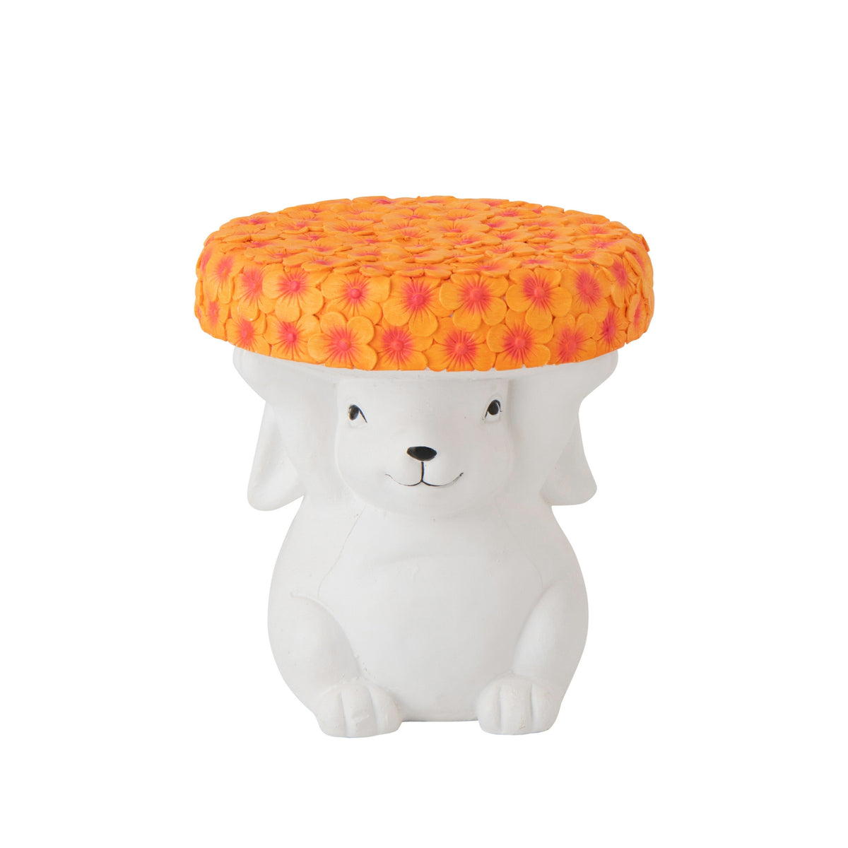 Sidebord Kanin Magnesium Hvid/Orange J-Line