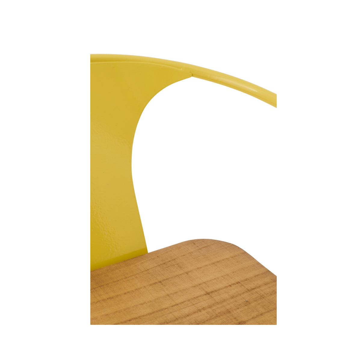 Barnestol Evi jern/krydsfiner gul J-Line