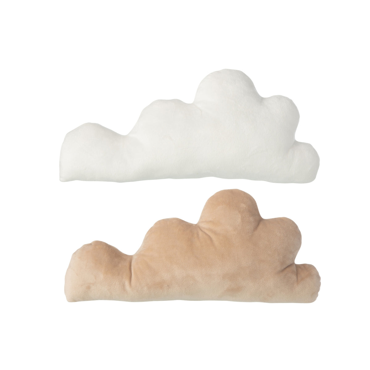 Sky af polyester, hvid/beige, sæt med 2 fra J-Line