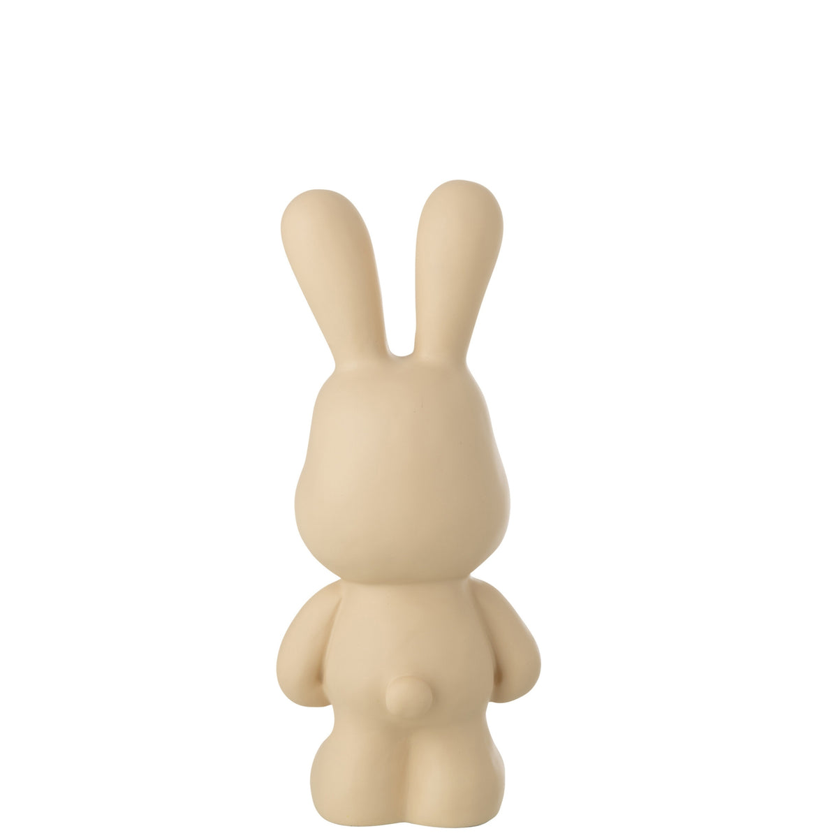 Kanin Fred i polyresin, beige, mellemstor, J-Line