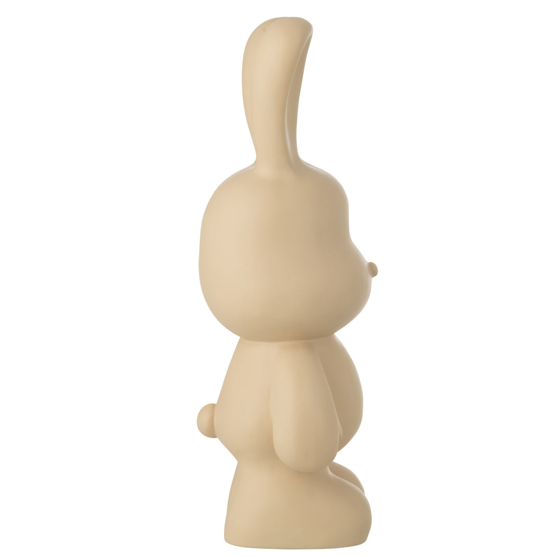 Kanin Fred i polyresin, beige, stor – J-Line