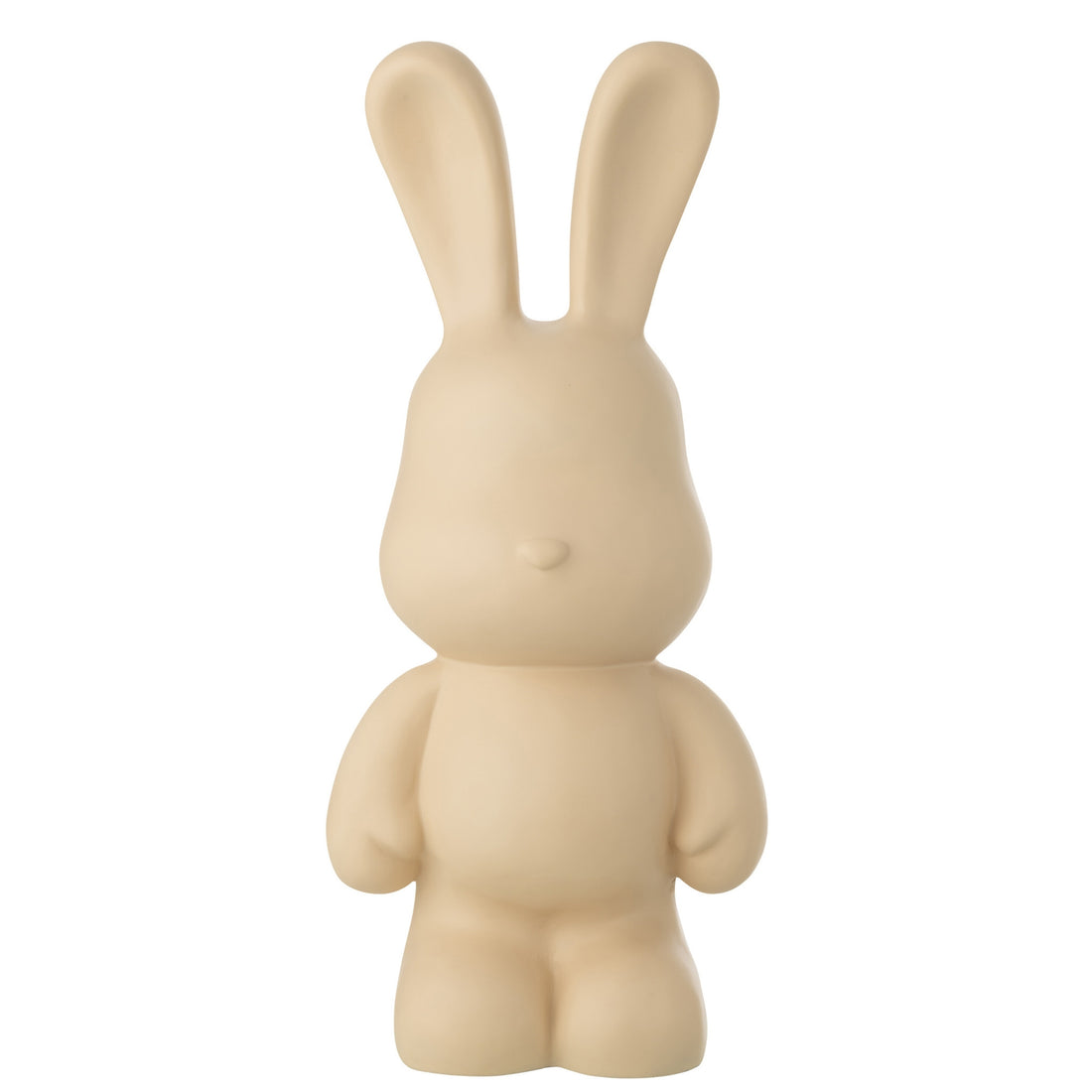 Kanin Fred i polyresin, beige, stor – J-Line