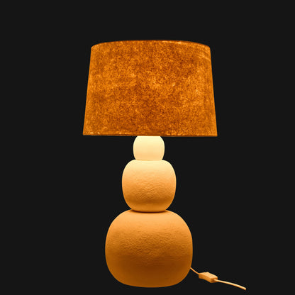 Bordlampe Renee, keramik, hvid, stor, J-Line