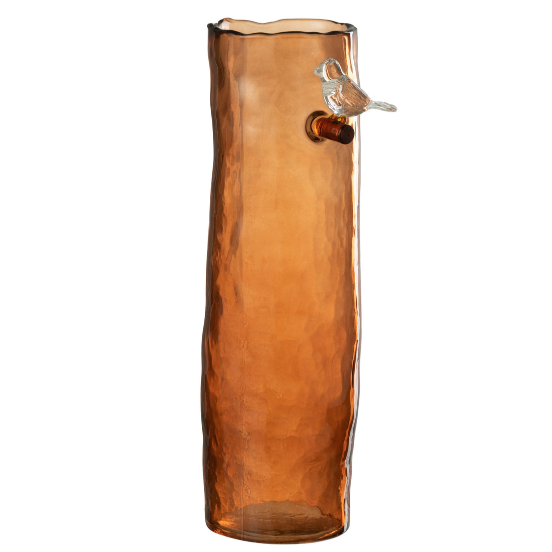 Vase Lang Vogel - Glas - Orange - Large - 32 cm høj J-Line