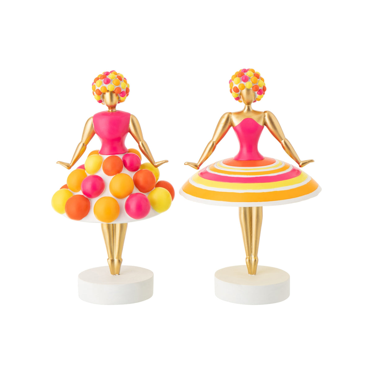 Ballerina pop Kalk Multifarvet sortiment fra 2 J-Line