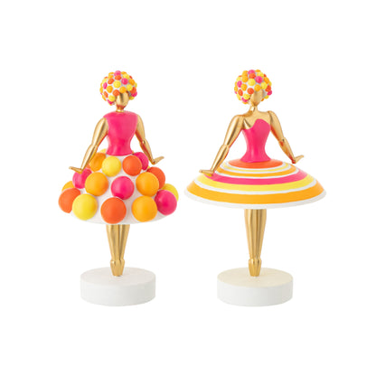 Ballerina pop Kalk Multifarvet sortiment fra 2 J-Line