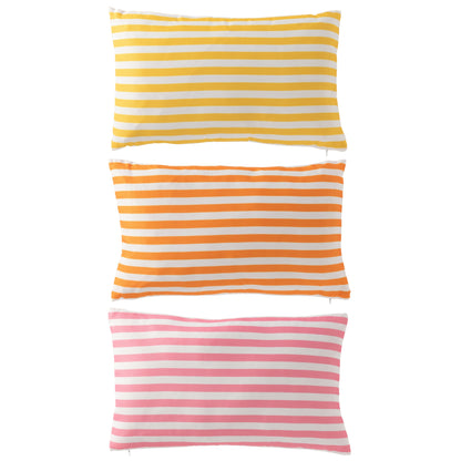 Pude Ude Rektangulær Stribet Polyester Multi Assortiment Fra 3 J-Line