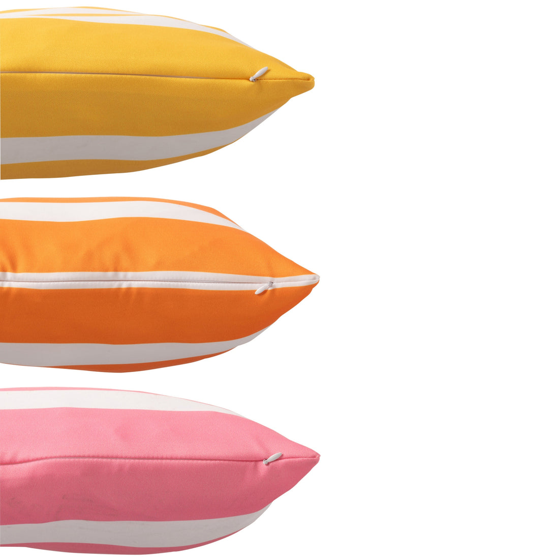 Pude Ude Firkant Stribet Polyester Multi Assortiment Fra 3 J-Line