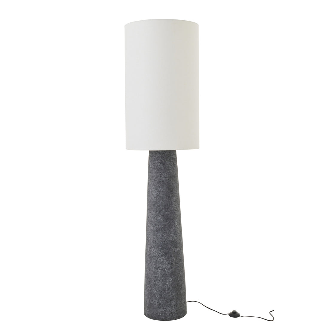 Staanlamp Ava Glasvezel Zwart/Wit Large J-Line