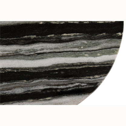 Sidebord Mathilde marmor sort/grå J-Line