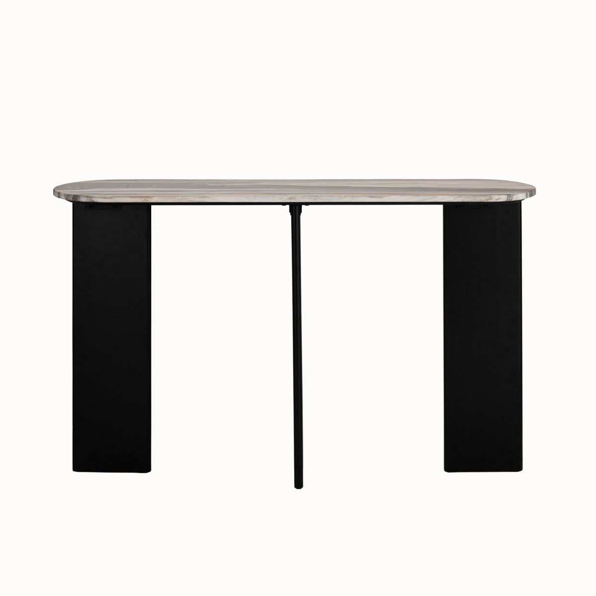 Konsolbord Mathilde marmor sort/fersken J-Line