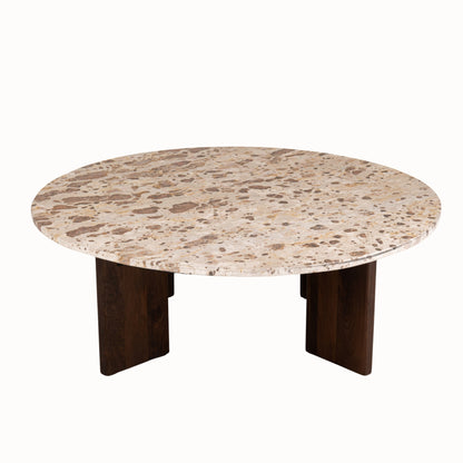 Sofabord Mathilde marmor natur/beige J-Line