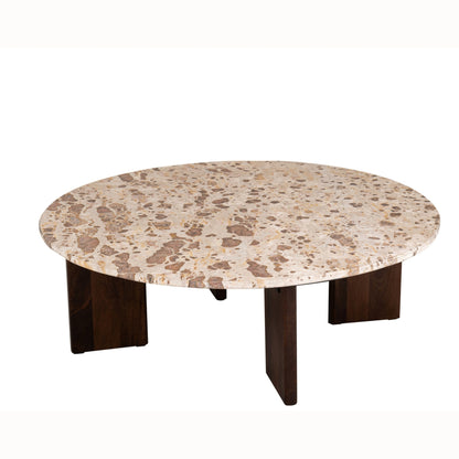 Sofabord Mathilde marmor natur/beige J-Line