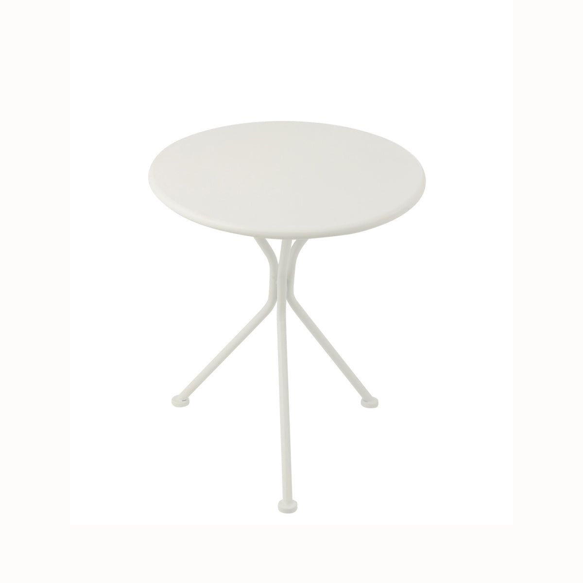 Havebord Tripod Rund Metal Hvid Small J-Line