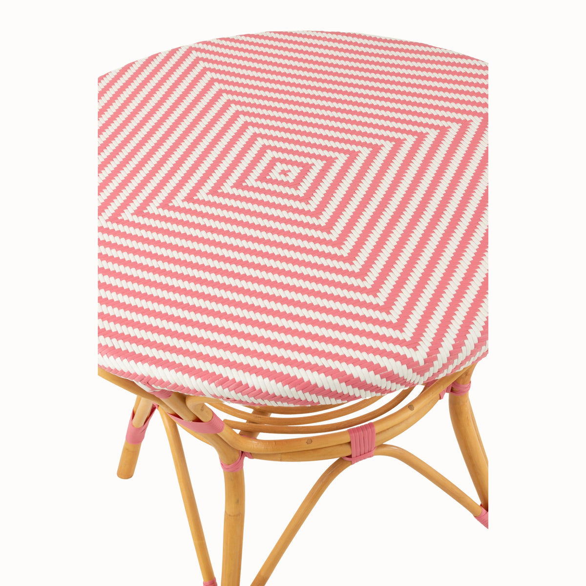 Spisebord Rattan Rosa/Hvid J-Line