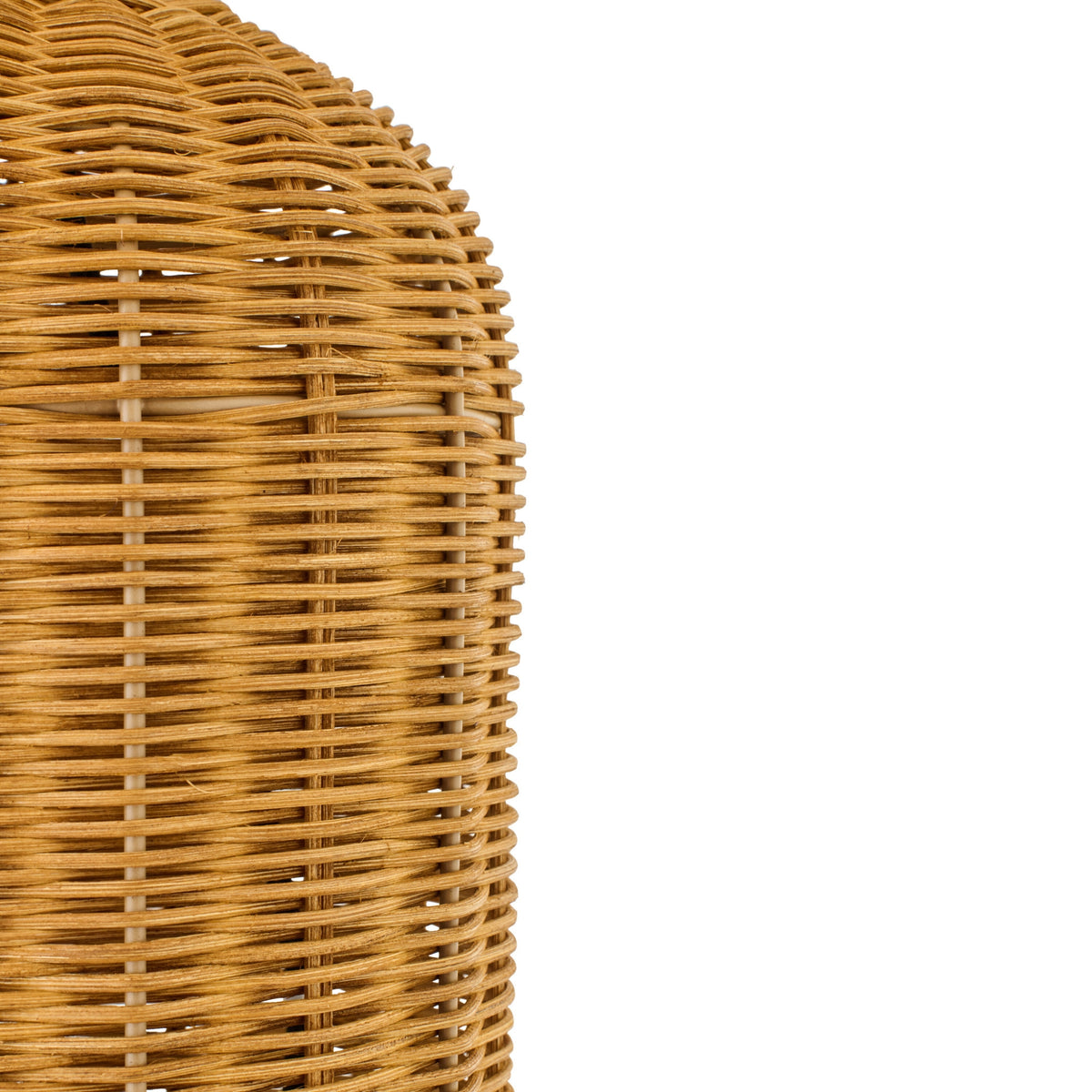 Bordlampe, cylinder, metal, natur/naturhvid, lille, J-Line