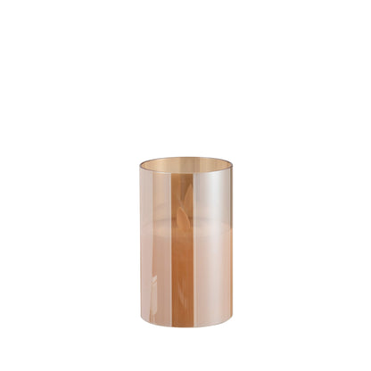 LED-lampe Blinkende Glas Guld Lille
