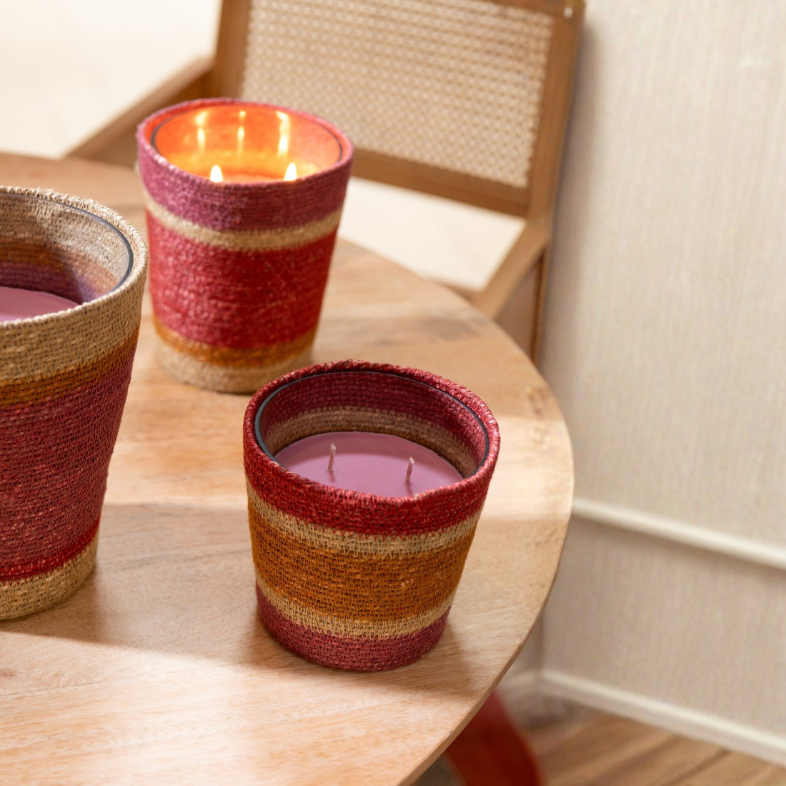 Duftlys Mand Wax Bordeaux Small - 45 timer