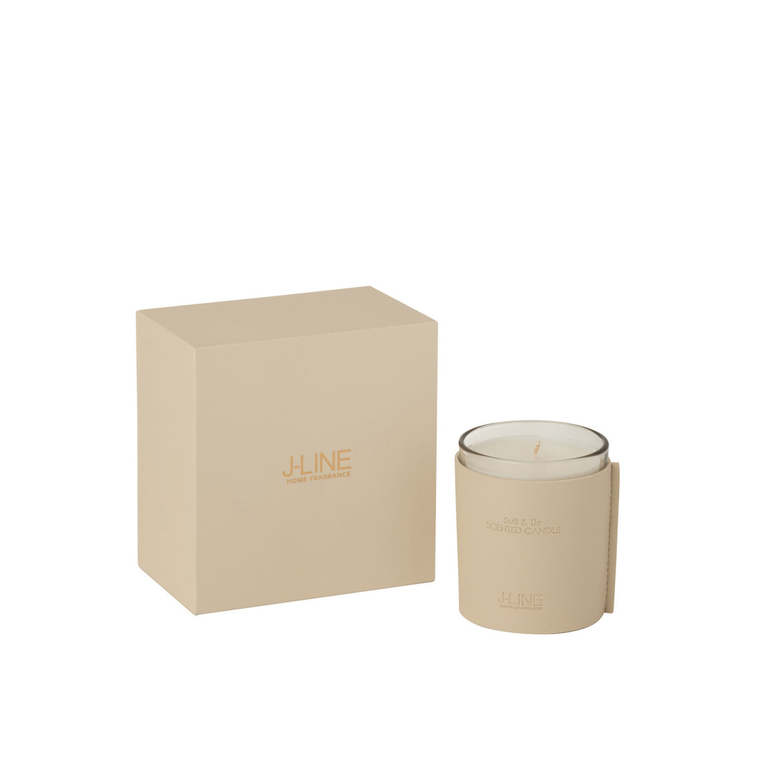 Duftlys Leather Beige 40H