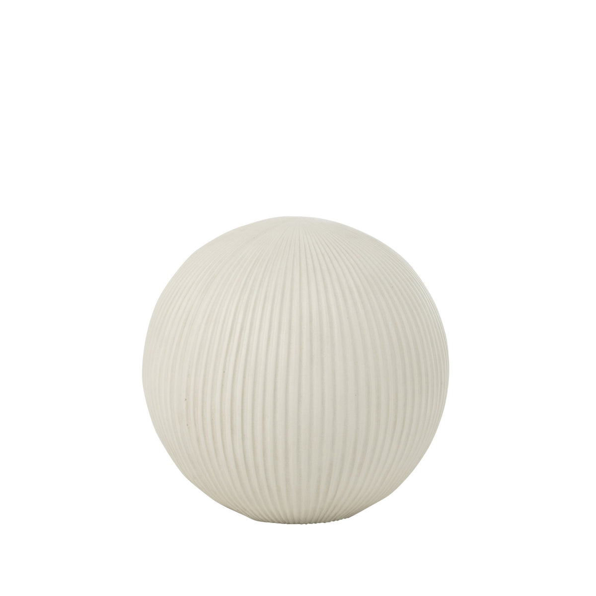 Kugle-dekorationsler hvid medium 31,5x31,5x29,5cm