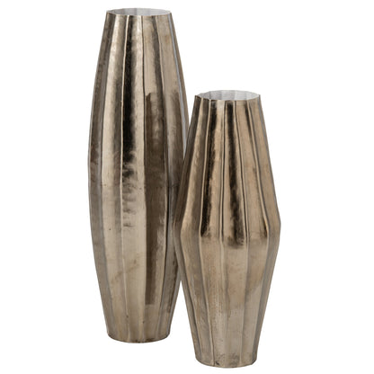 Vase i aluminium, guld, lille – J-Line