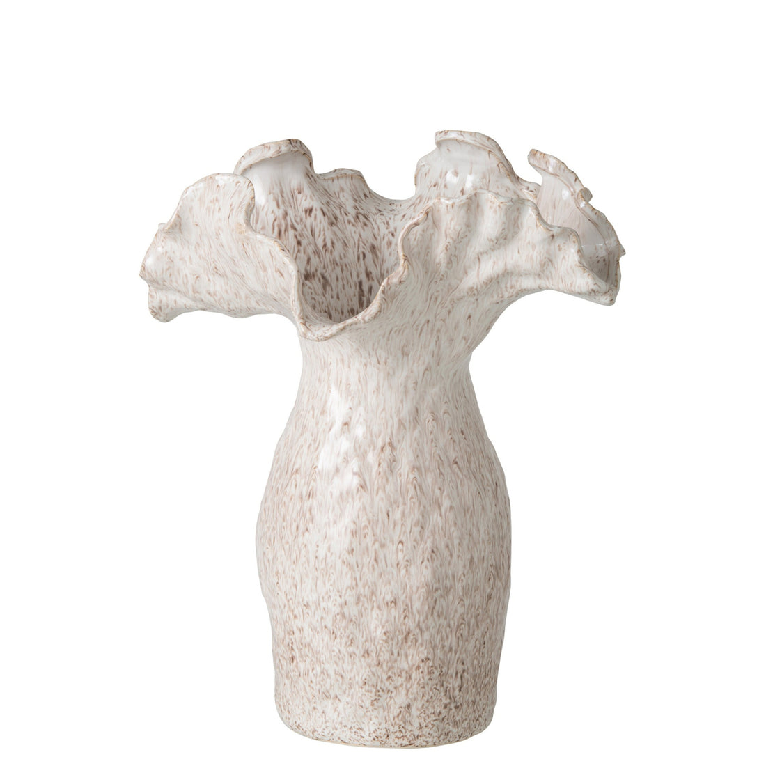 Lys beige vase, stor – J-Line