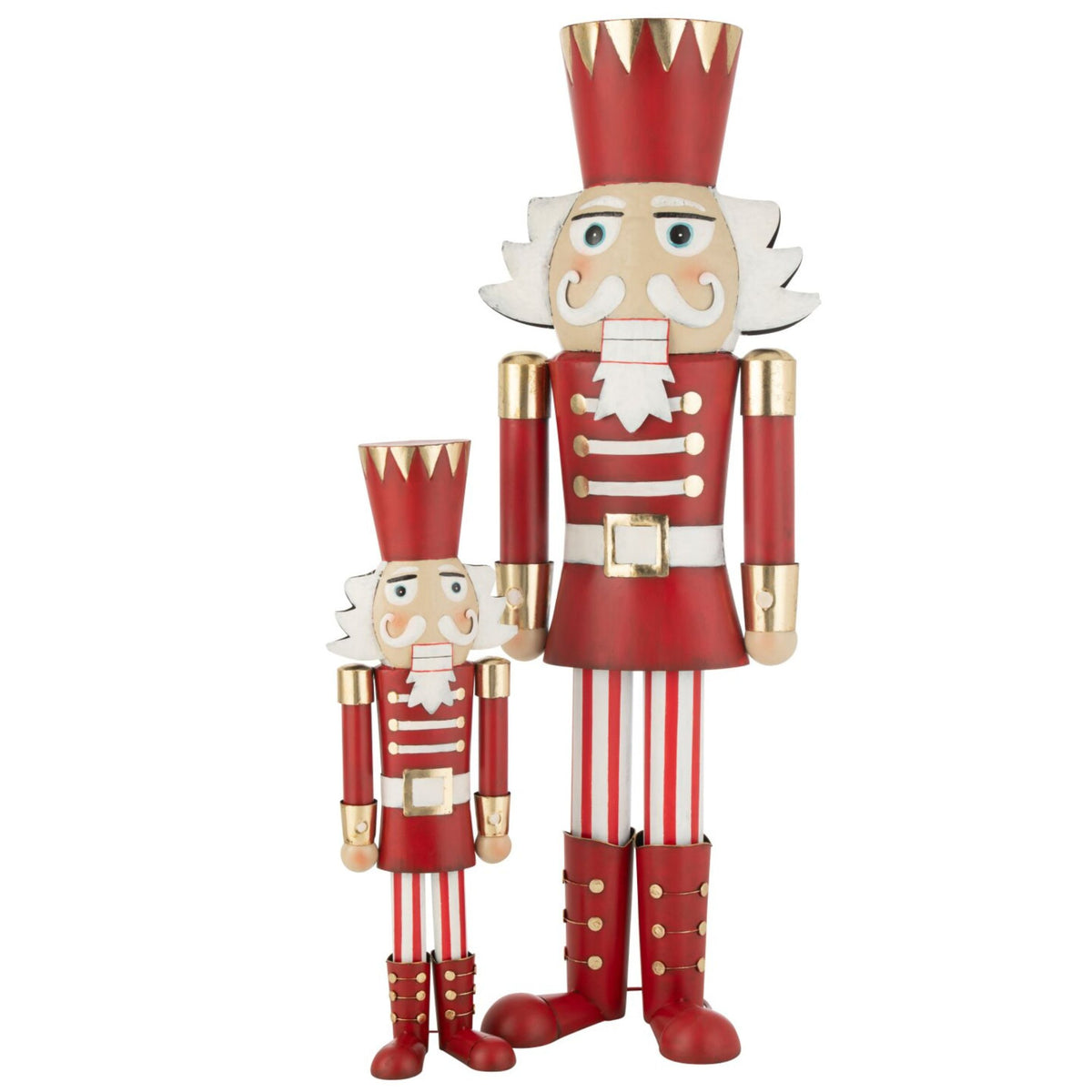Nøddeknækker Metal Rød/Guld Large H148,5cm J-Line