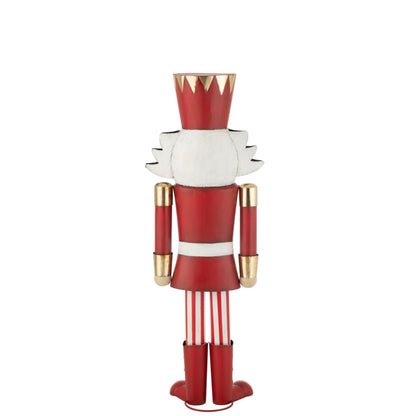 Nøddeknækker Metal Rød/Guld Large H148,5cm J-Line
