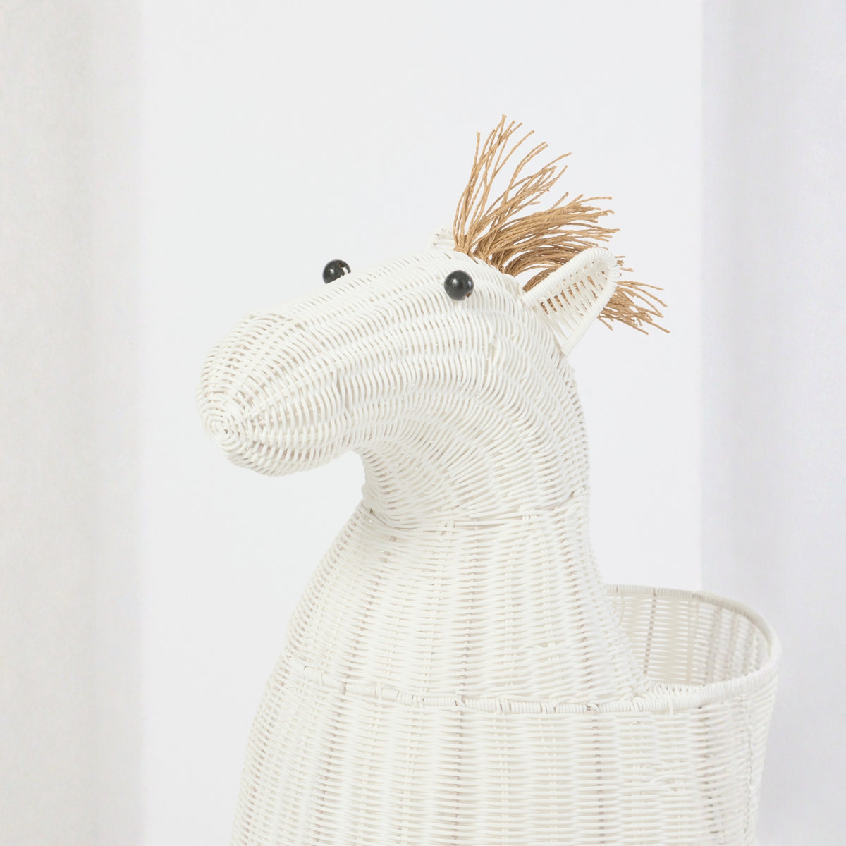 Mand Hest Kunststof Hvid J-Line