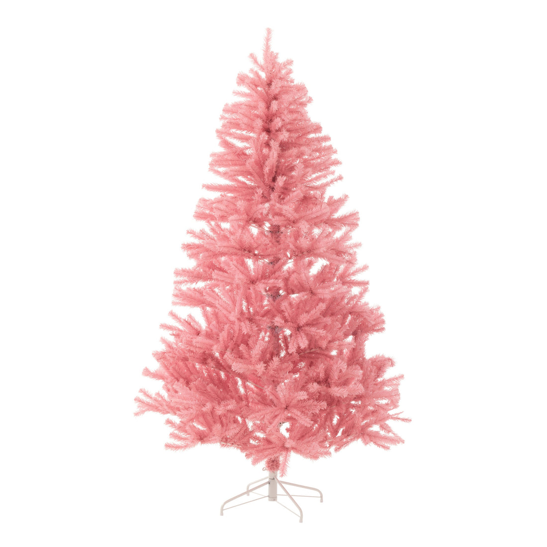 Kunstigt juletræ i PVC, pink, stor, H 210 cm, J-Line
