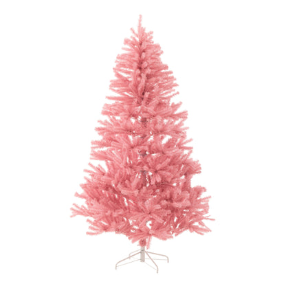 Kunstigt juletræ i PVC, pink, stor, H 210 cm, J-Line