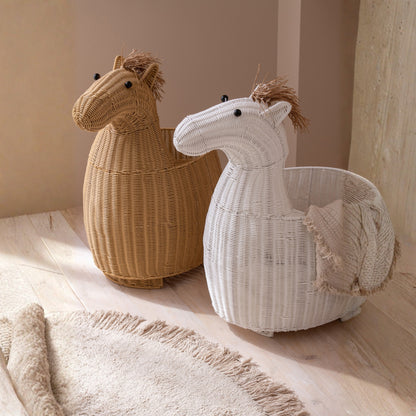 Mand Hest Kunststof Hvid J-Line