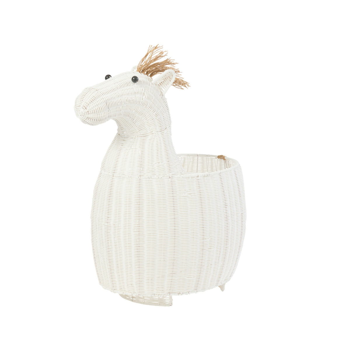 Mand Hest Kunststof Hvid J-Line