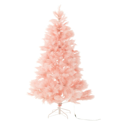 Juletræ 400 LED Pampa Metal Lyserød H210 cm J-Line