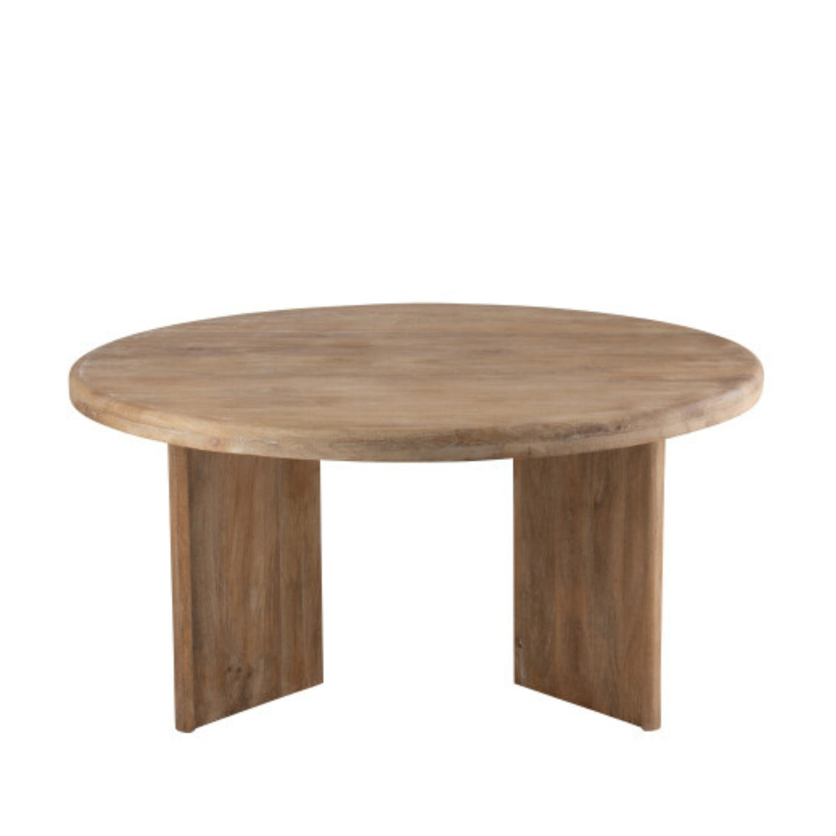 Spisebord i naturligt mangotræ Ø150 cm J-Line