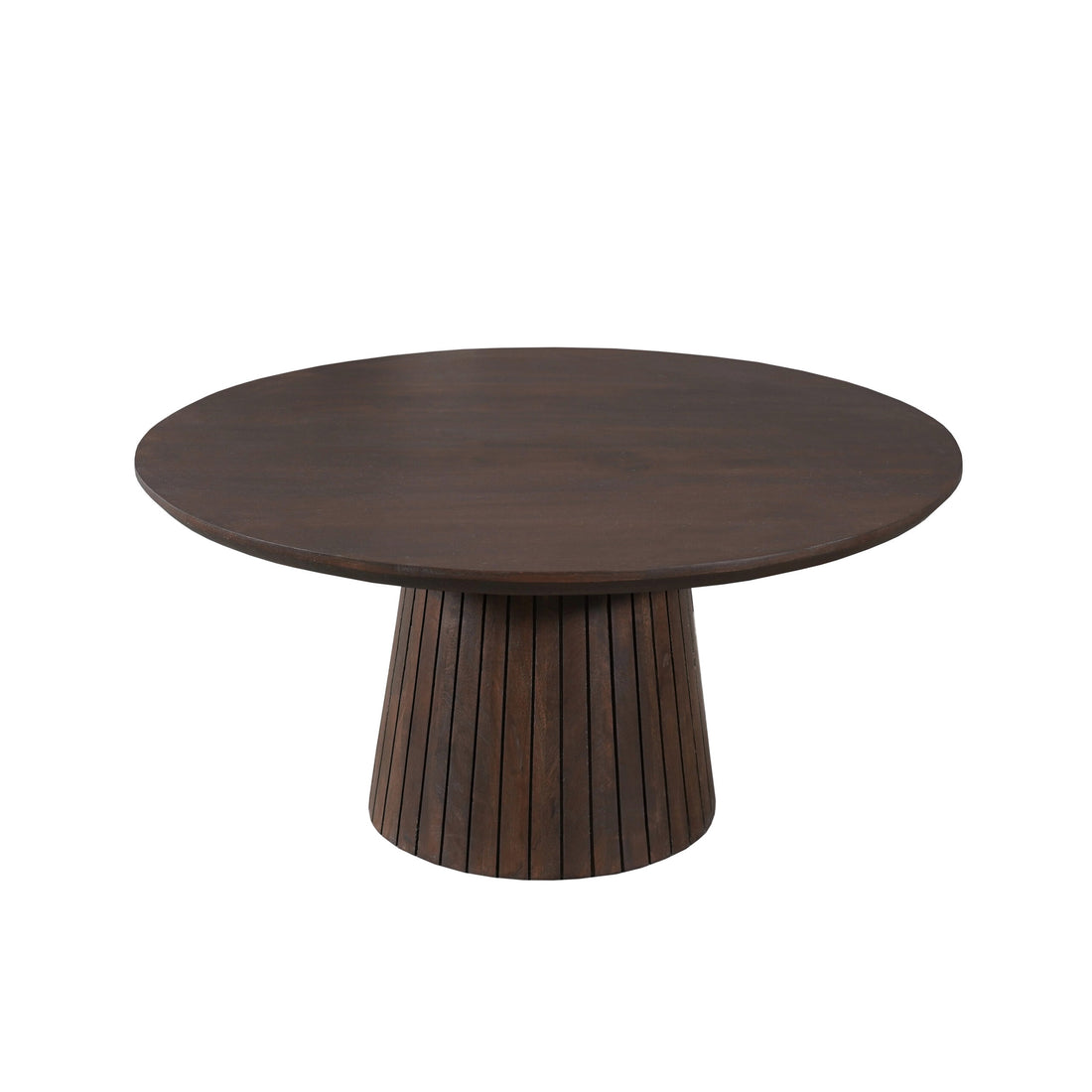 Sofabord Solana i brunt mangotræ, 80 cm, Starfurn