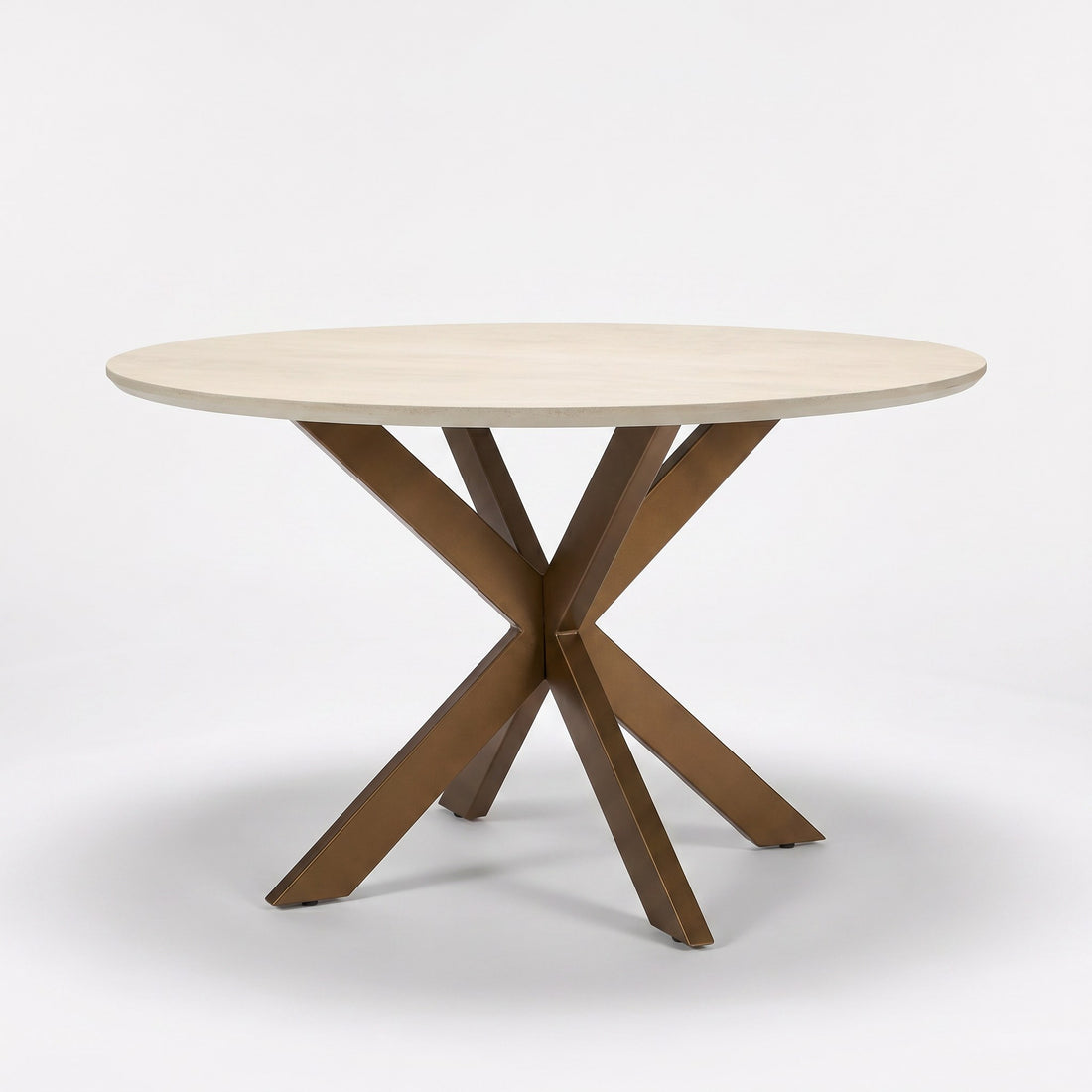 Spisebord Madison mangotræ sand rund 130 cm Starfurn