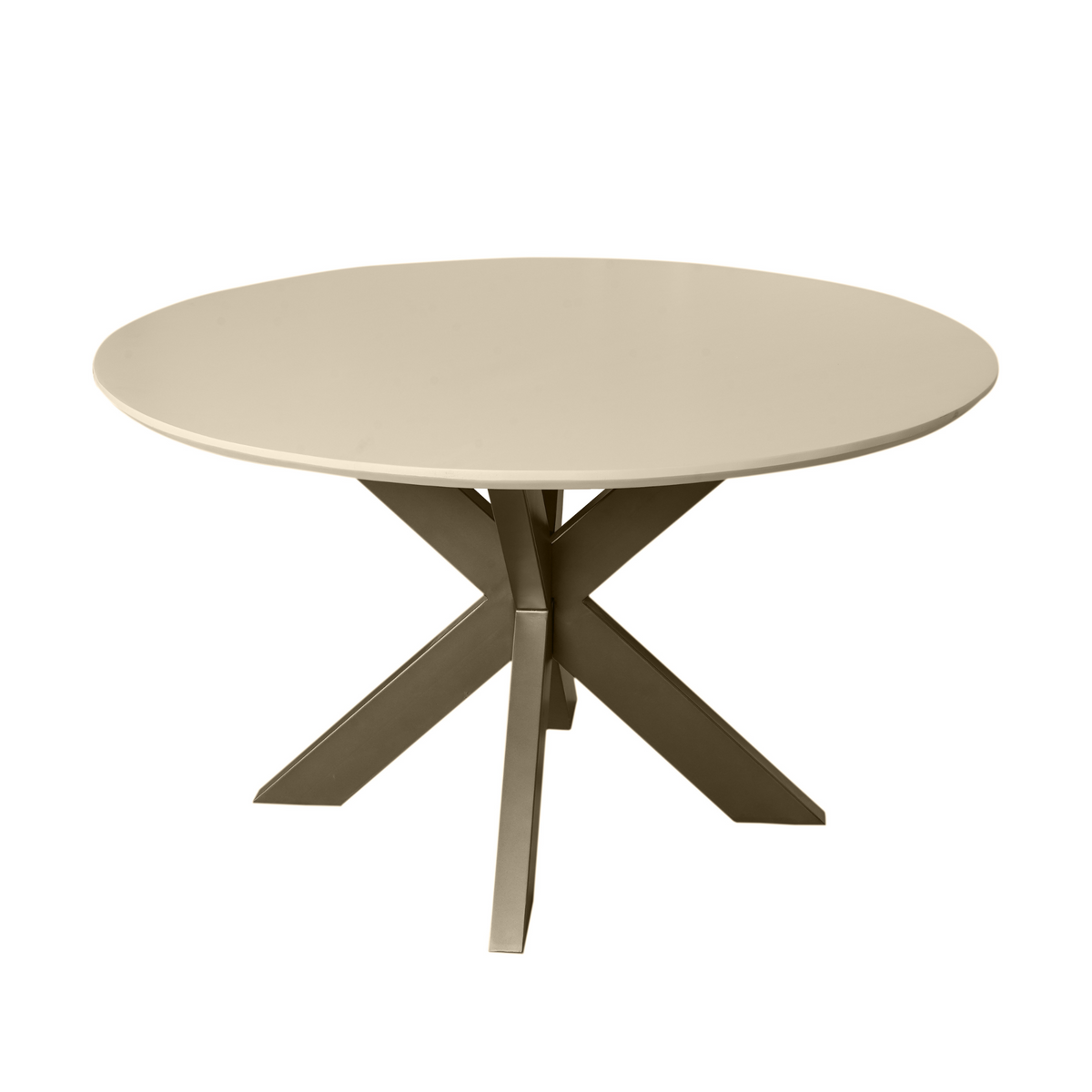 Spisebord Madison mangotræ sand rund 130 cm Starfurn