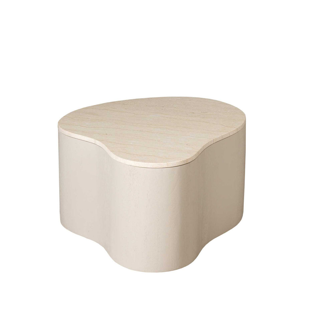 Sofabord Lovi mangotræ sand 77 cm Starfurn